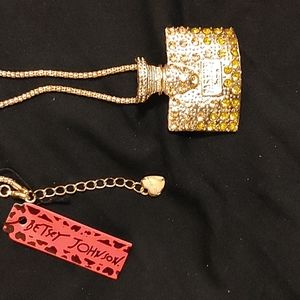 Betsey Johnson Perfume Necklace / Brooch